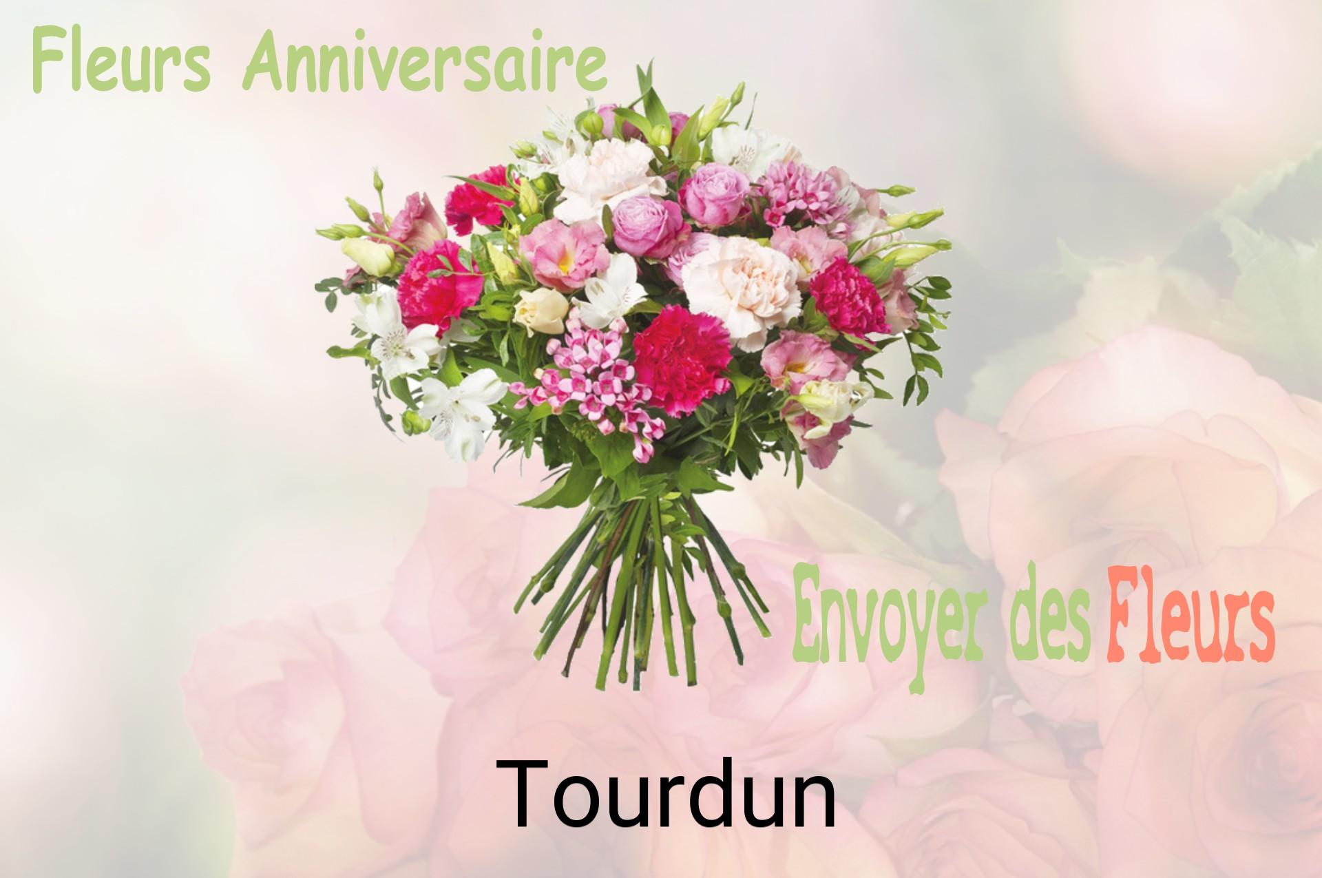 Bouquet de fleurs d’anniversaire livré à Tourdun
