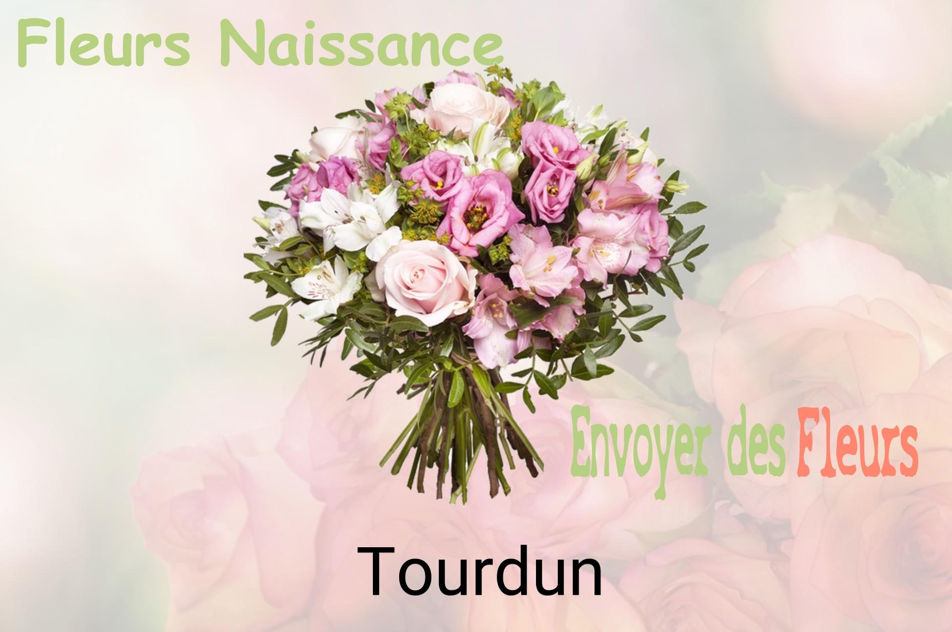 Bouquet de fleurs de naissance livré à Tourdun